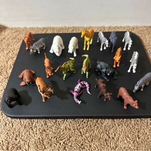 Lot Of Mini Anima Figures Toy Play Collectible Yowie Safari Ltd. Unbranded 21